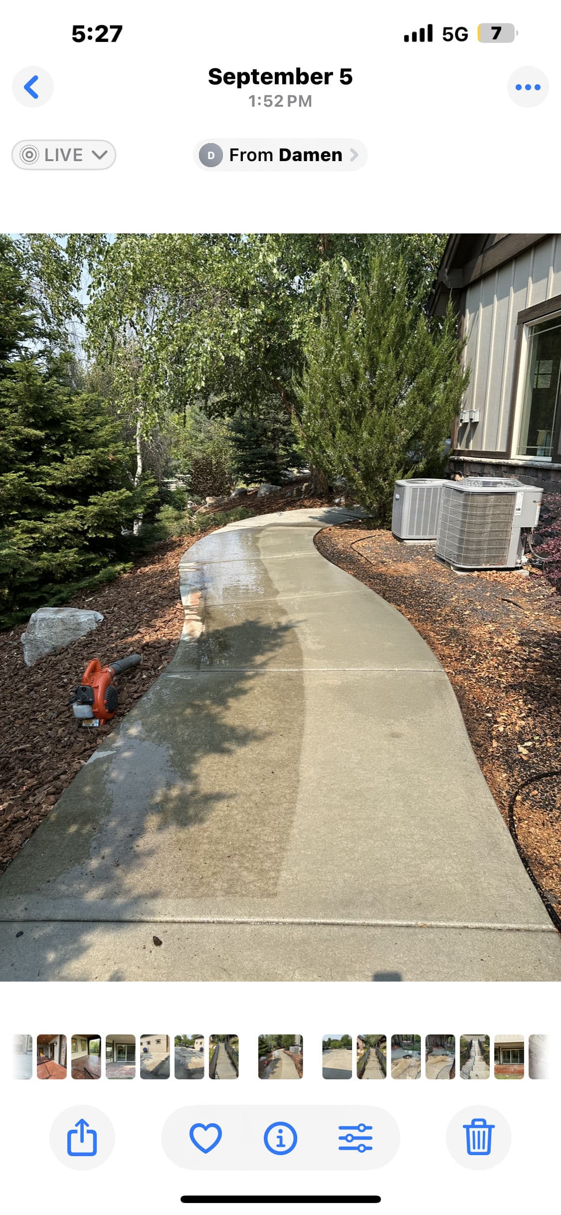 Gallery photos for Pressure Washing Job for Spotless Patios and Walkways: Image #2