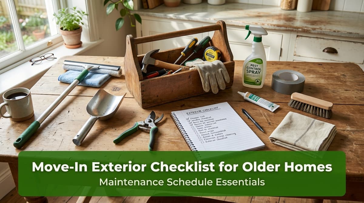 Move-In Exterior Checklist for Older Homes image